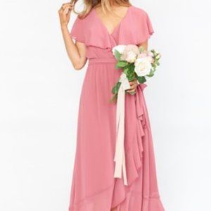 Show Me Your MUMU Jess Ruffle Midi Dress